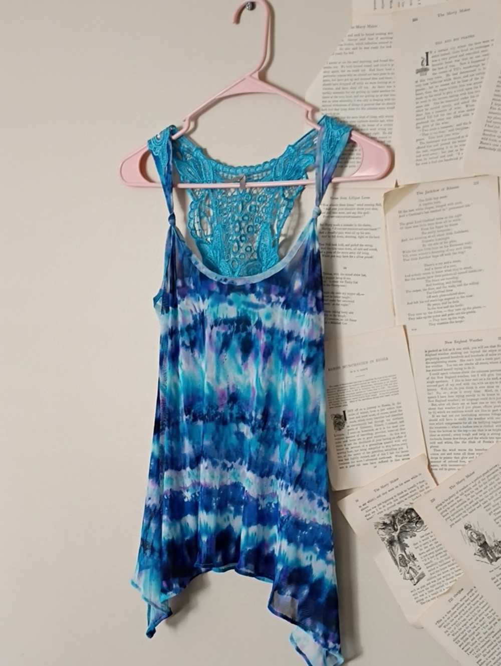 Max Rave S Tye Dye Sheer Top